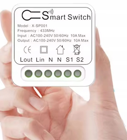 DOPUSZKOWY WŁĄCZNIK PRZEKAŹNIK Radiowy Zdalnego sterowania RF433 MHz