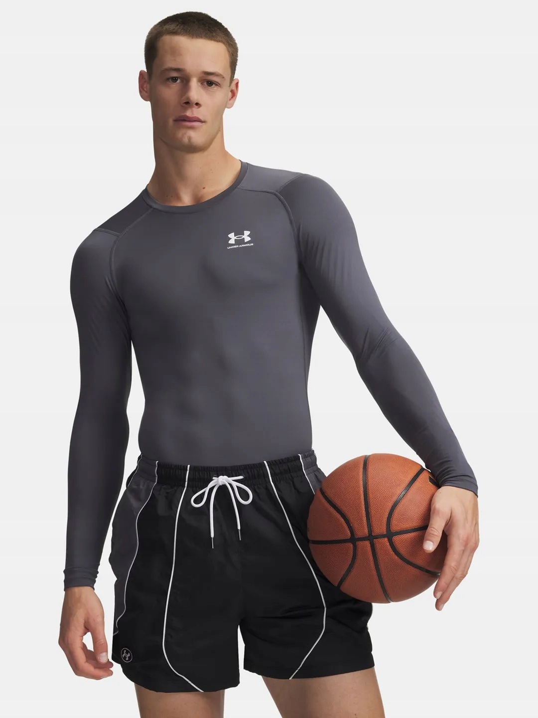 Pánske tričko Under Armour Hg Armour Comp Ls