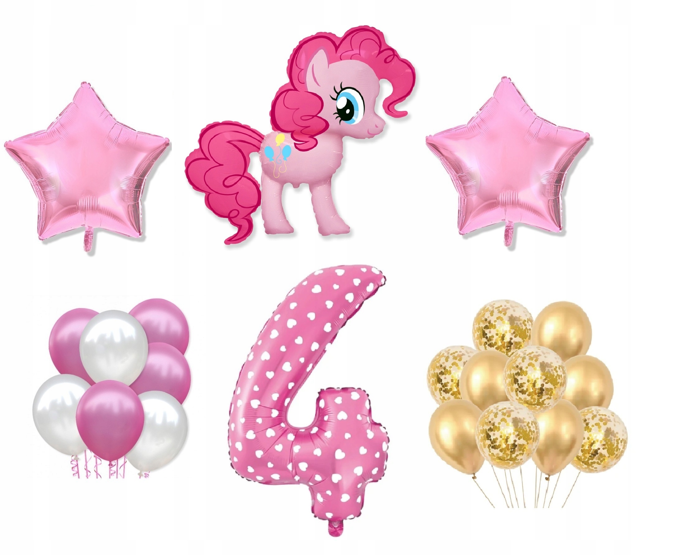 

Mini Zestaw My Little Pony 4 Urodziny Balony Kucyk