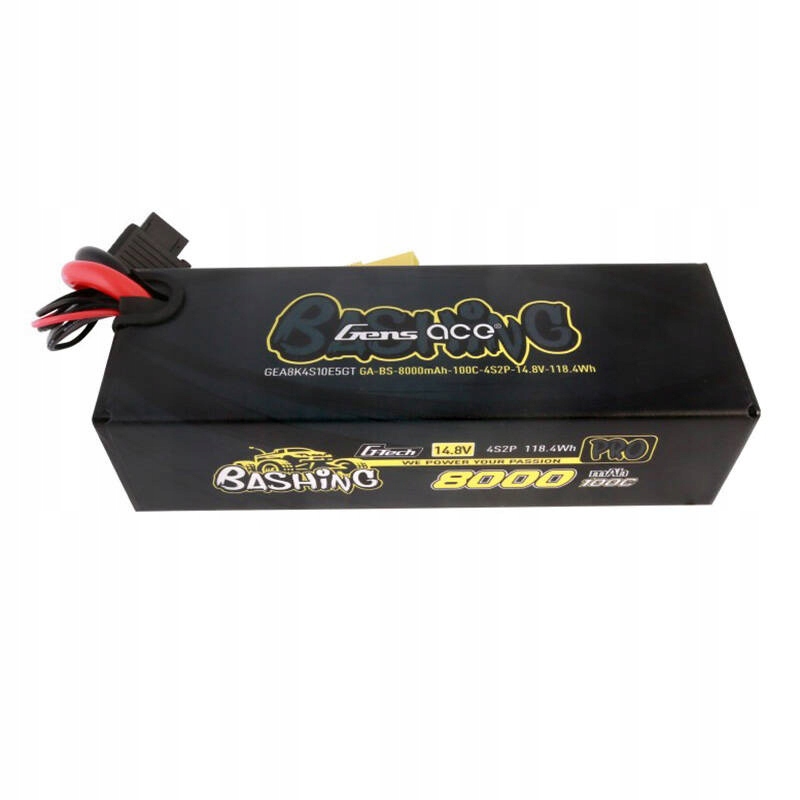 Akumulátor Gensaace 8000 mAh 14.8V 100C 4S2P Lipo Pre Vozidlá Arrma