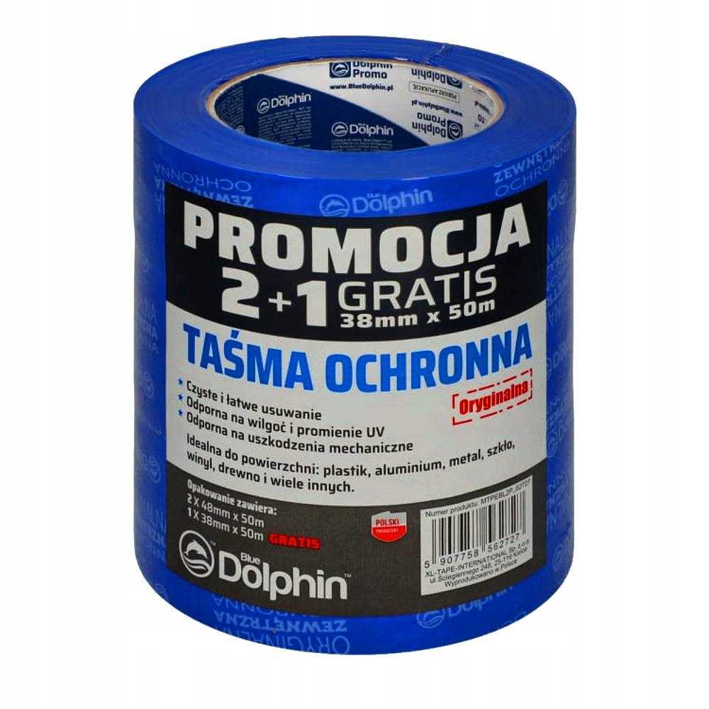 Fasádní Malířská Páska Vnější Ochranná Modrá 3 Ks