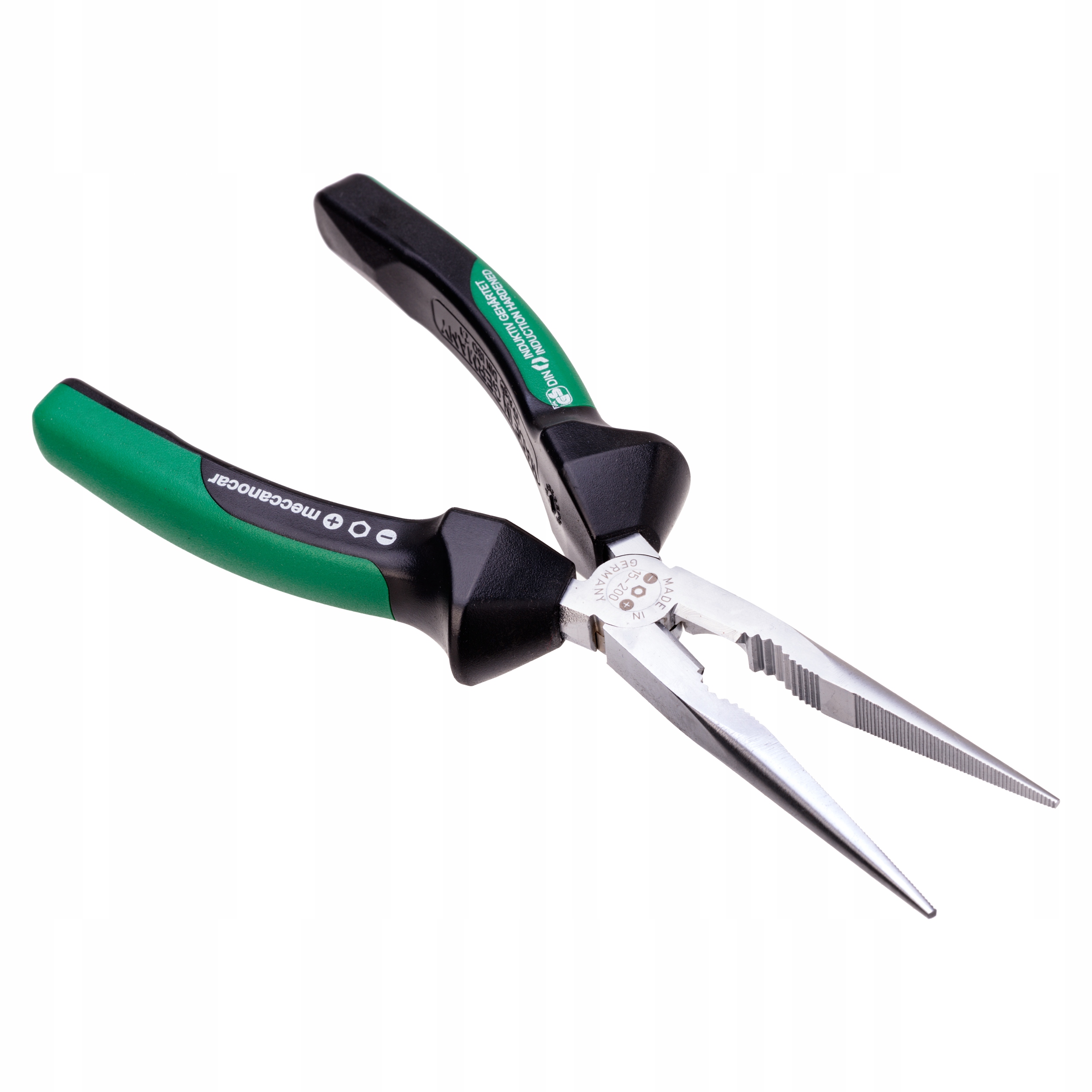 Silné (60 Hrc) Prodloužené Jednoduché Profesionální Kleště 200 mm Meccanocar