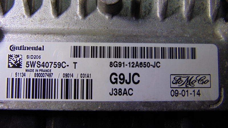 control unit of the engine 1.8TDCI FORD MONDEO MK4 07-14R