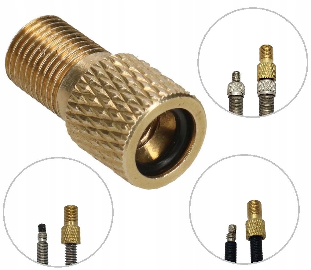 Adapter Pompki Presta Samochodowy Rowerowy Dv/av/presta