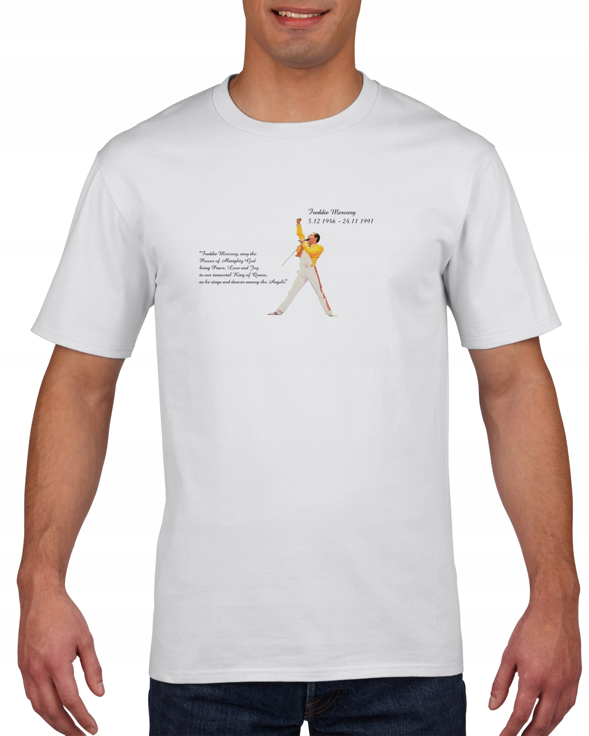 

Koszulka męska Queen Freddy Mercury M