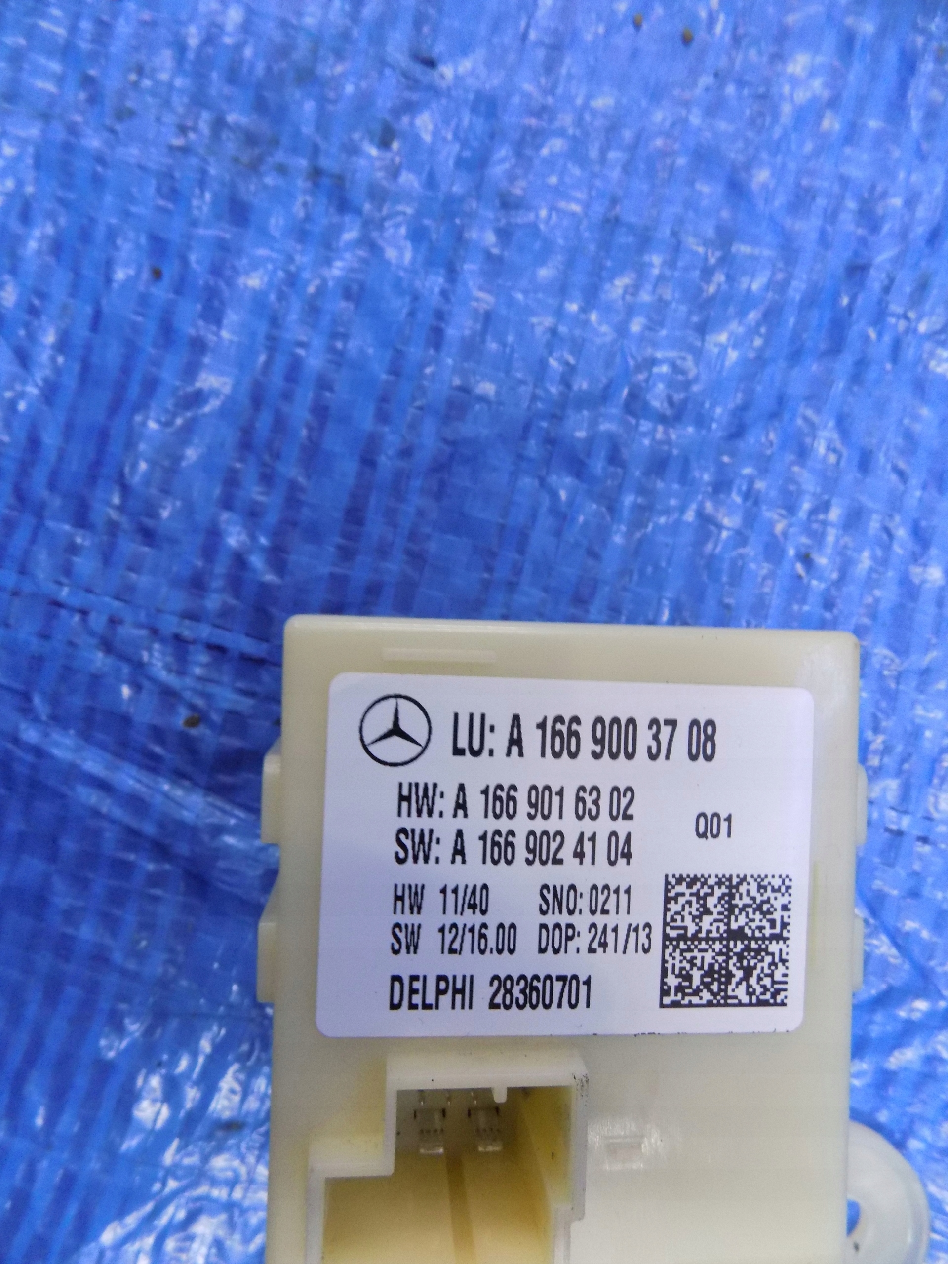 control unit bonnet MERCEDES ML W166 3,0CDI 350 13R