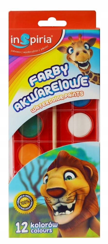 farby akwarelowe 12szt INSPIRIA 3236 — 4