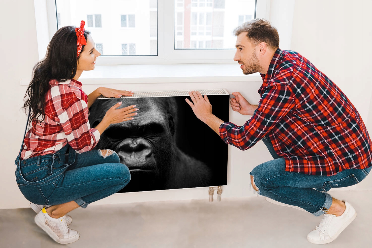 MAGNES MATA MAGNETYCZNA NA KALORYFER 140x60 GORYL FOTOTAPETA Grubość materiału 1 mm