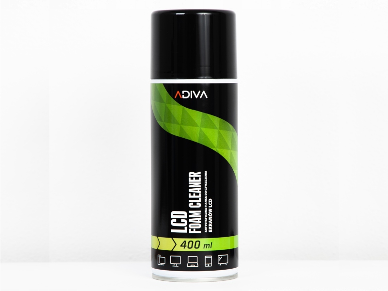

Pianka Do Czyszczenia LCD Adiva 400ML