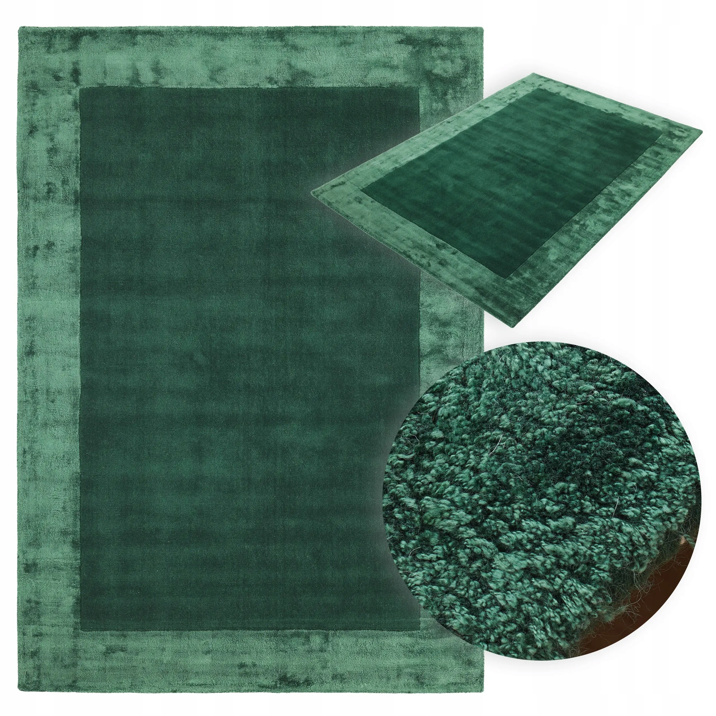Dywan Aspen Green do salonu zielony indyjski 160 x 230 Arte