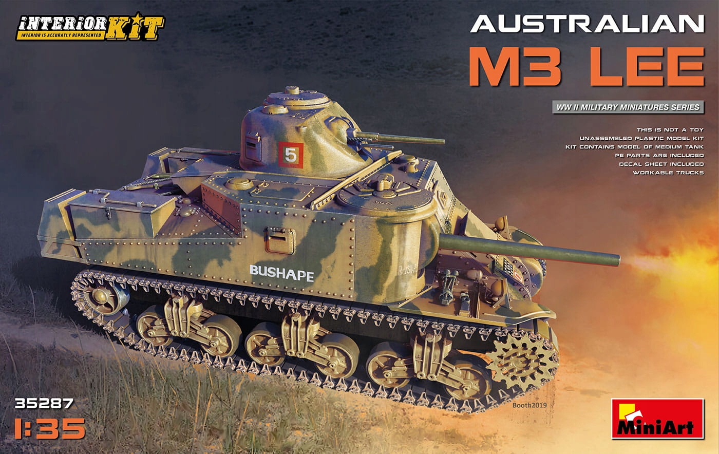 Australský M3 Lee. Sada interiéru 1:35 MiniArt 35287