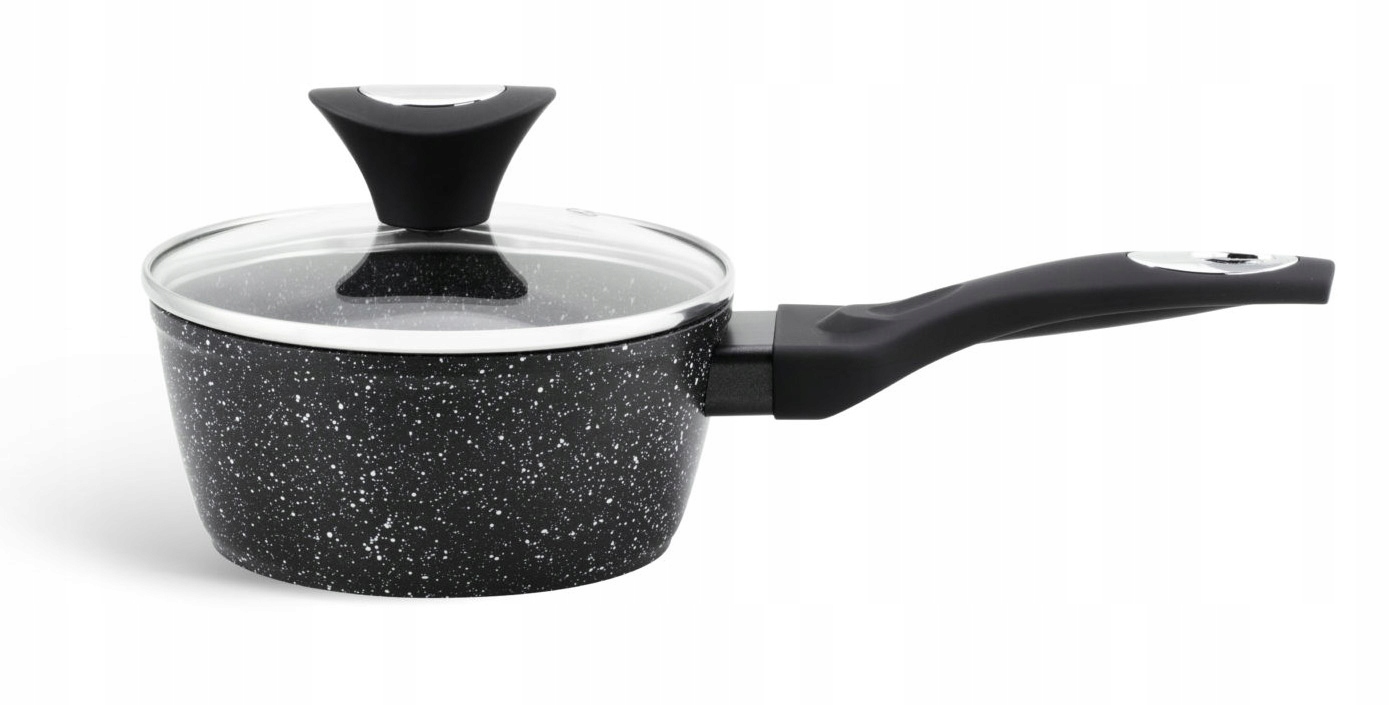 ZESTAW GARNKÓW GRANITOWYCH PATELNIA NOŻE EDENBERG Materiał aluminiowe