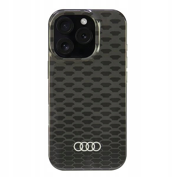 Audi krytka IML Stitching Pattern MagSafe pro iPhone 16 Pro 6.3" černá