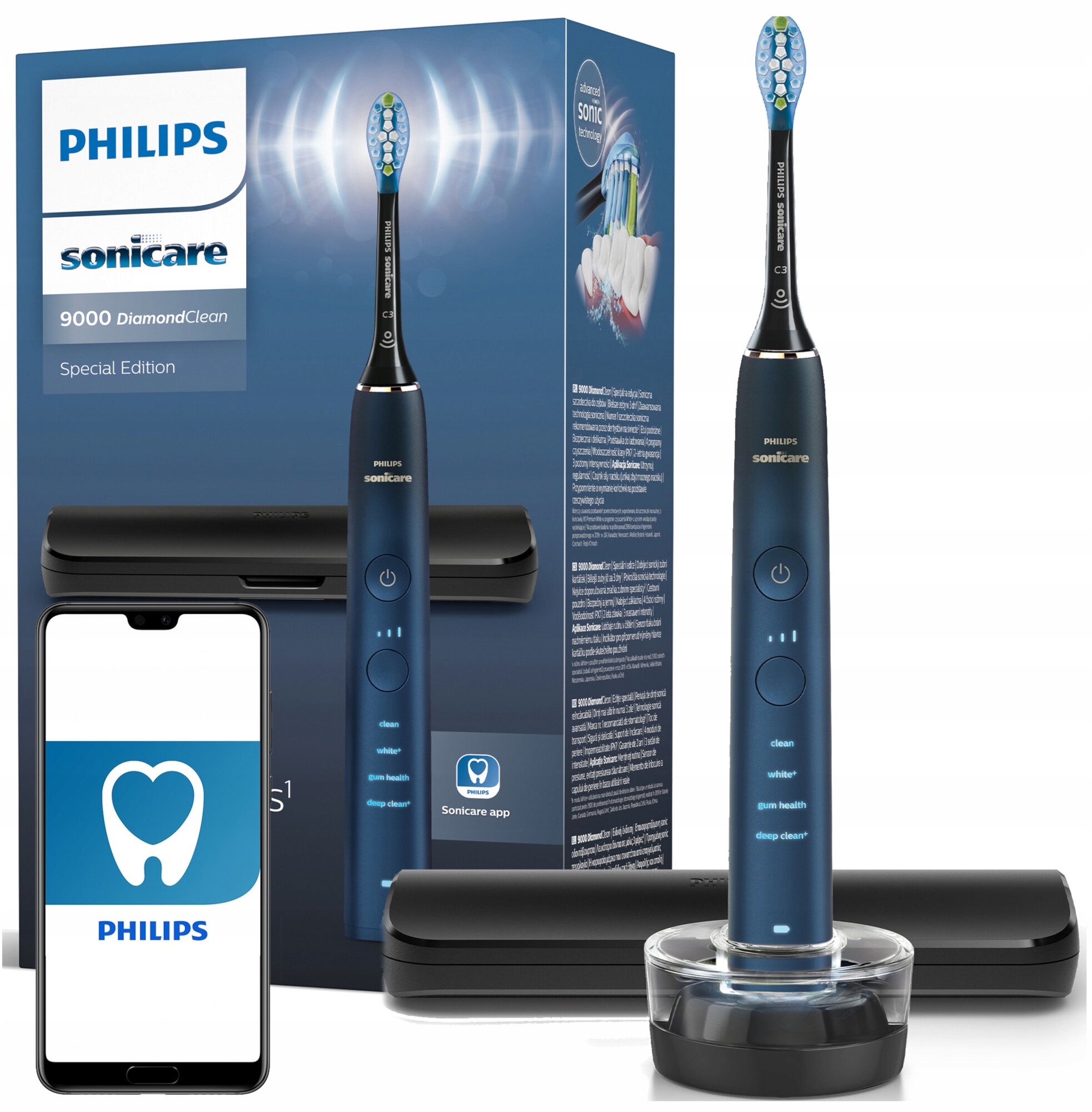 Szczoteczka Sonoczna Philips Sonicare HX9911/88 DiamondClean 9000