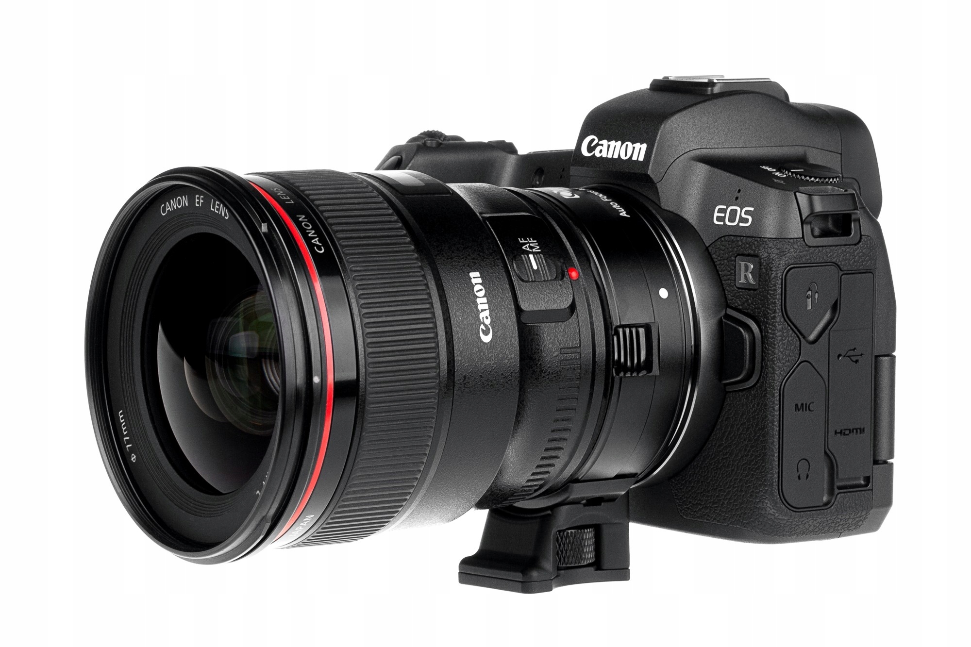 Adapter bagnetowy Commlite CM-EF-EOS R - Canon EF / Canon RF Przeznaczenie Canon