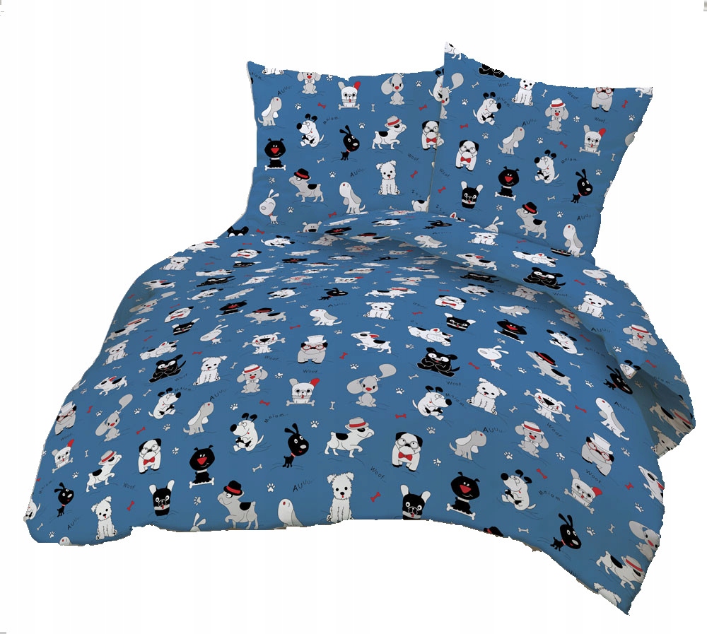 

Pościel bawełniana 160x200 bawełna 189blu