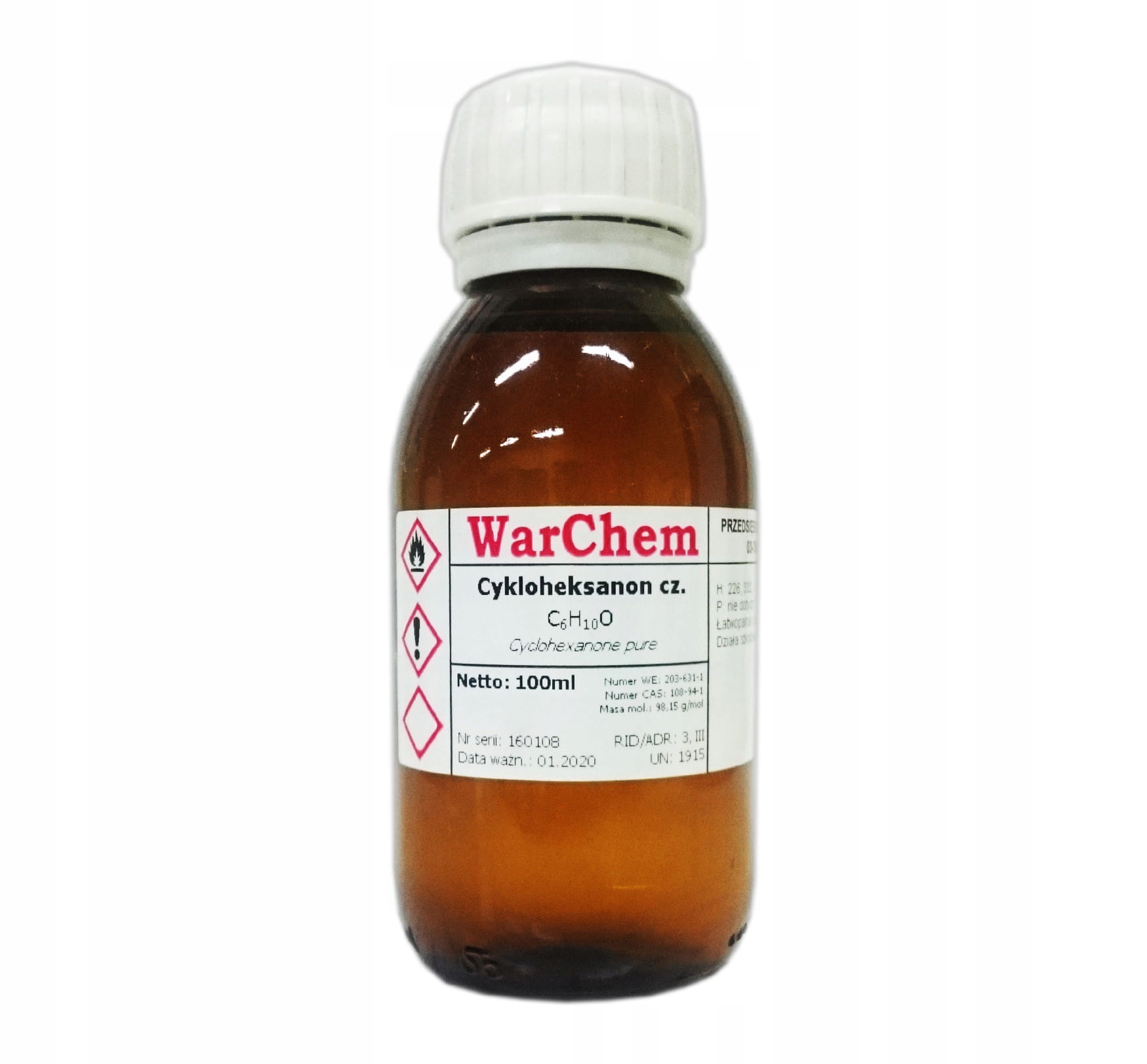 

Cykloheksanon czysty 100ml Warchem