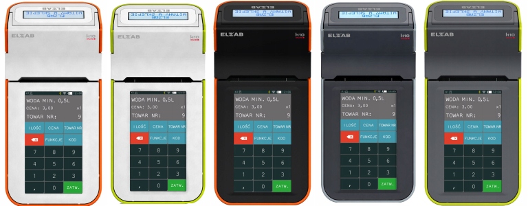 KASA FISKALNA ELZAB K10 ONLINE KOLORY TERMILAL PŁATNICZY ZA 0 FISKALIZACJA