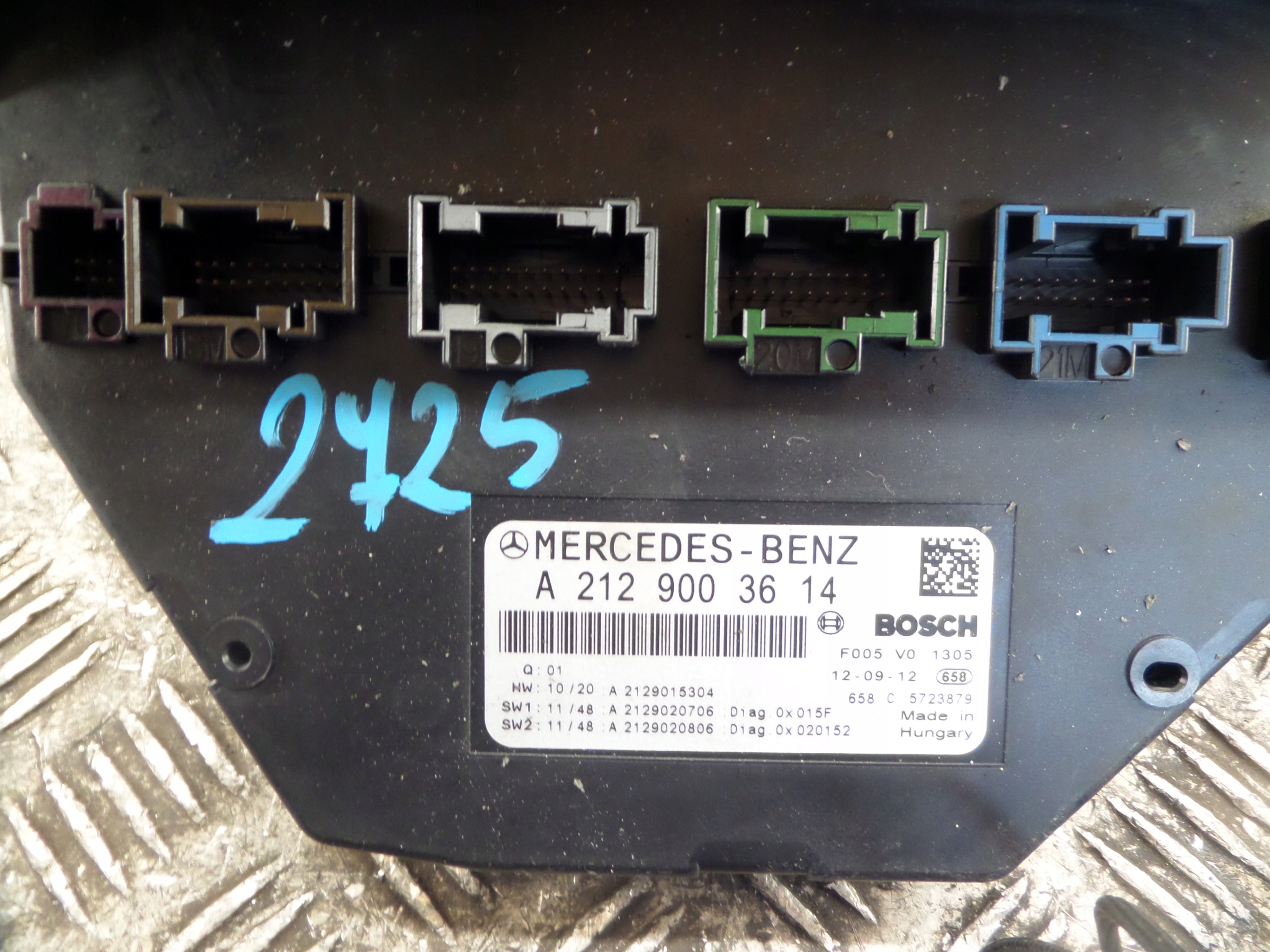 MERCEDES module SAM fuses front A2129003614