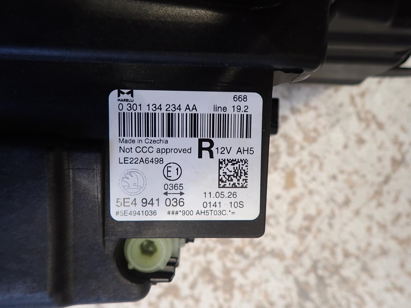 light front front right SKODA OCTAVIA IV LIFT 2024- FULL LED 5E4941036