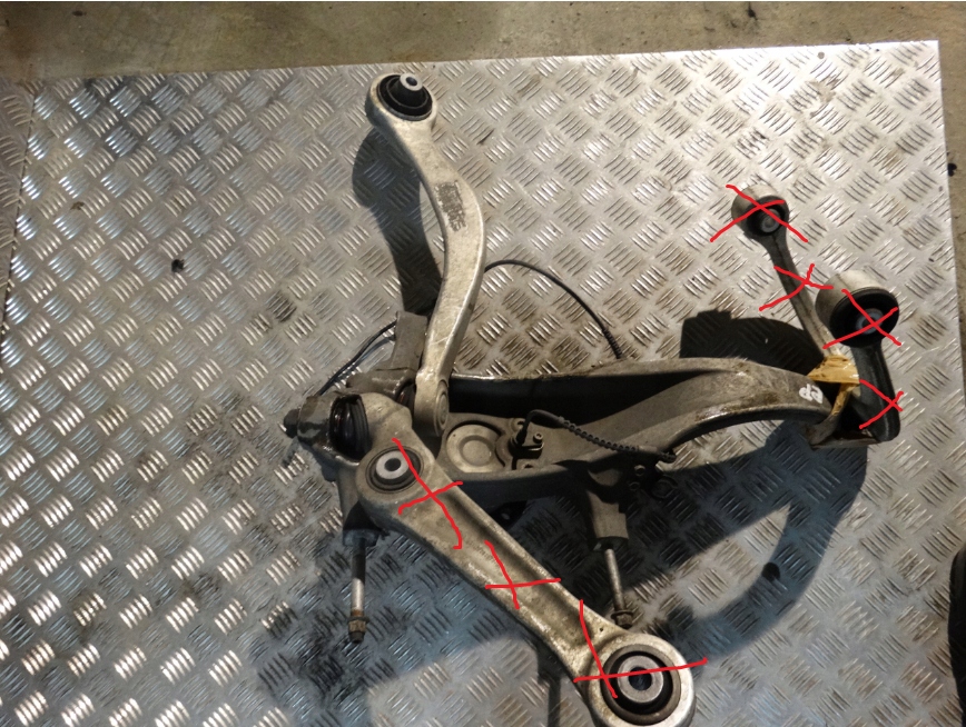 sususpension front right BMW M5 F10 M6 F06 1