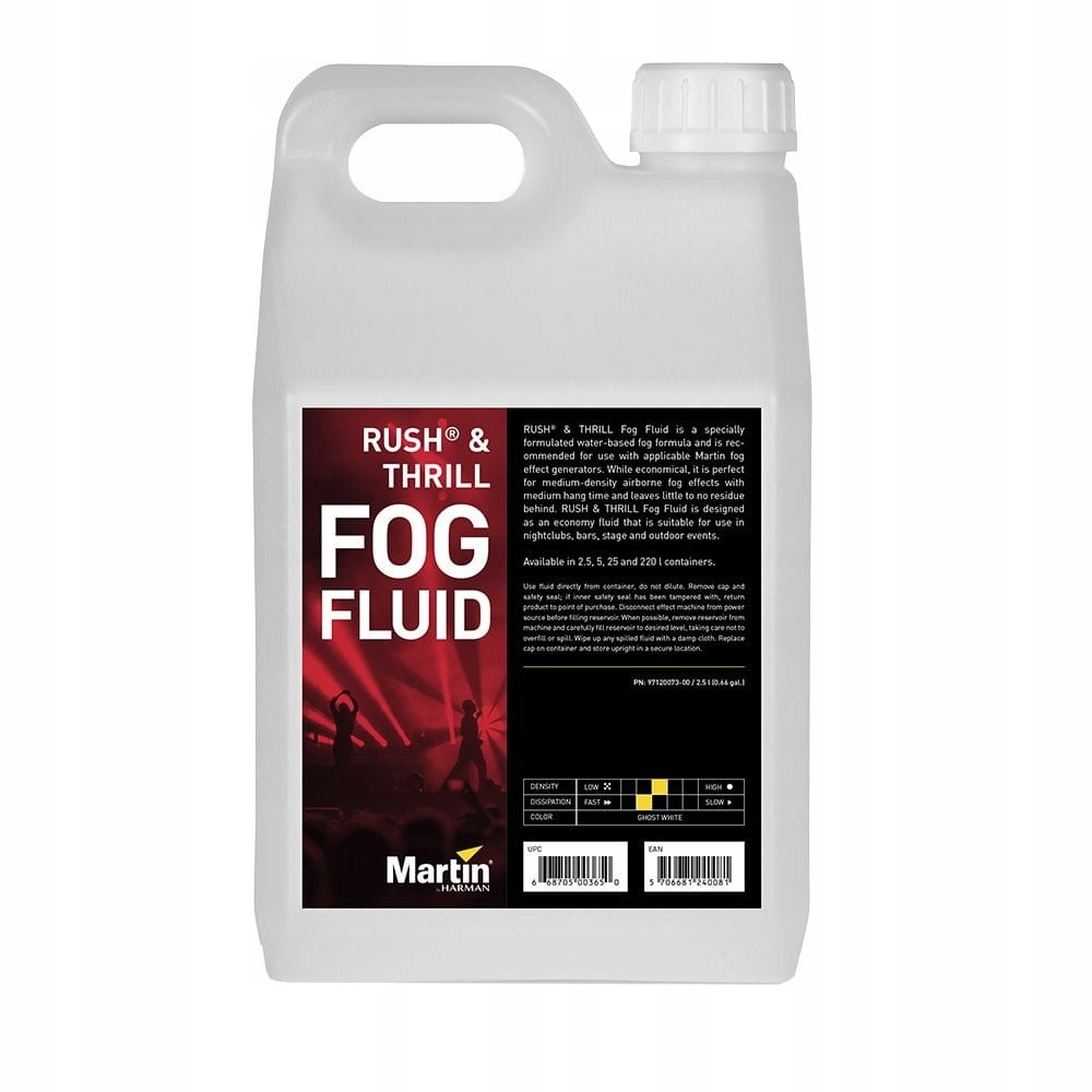 Martin Rush & Thrill Fog Fluid 5 l kapalina pro generátory mlhy