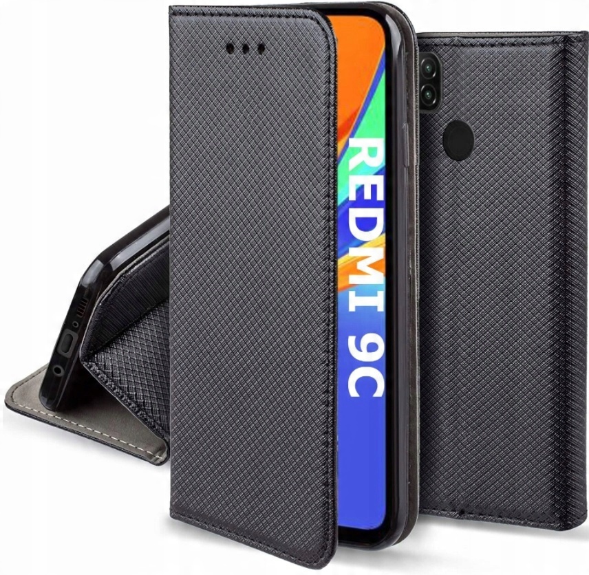 

Etui do Xiaomi Redmi 9C Smart Magnet Case Szkło
