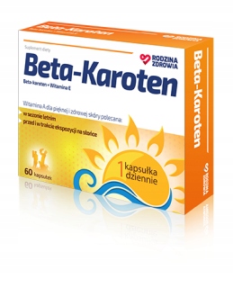 Beta-karotén + vitamín E OPÁLENIE, 60 kaps