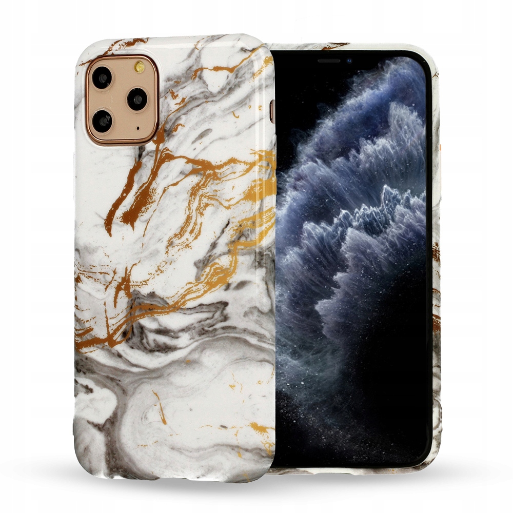 Etui Marble na tył do iPhone 12 Mini silikon