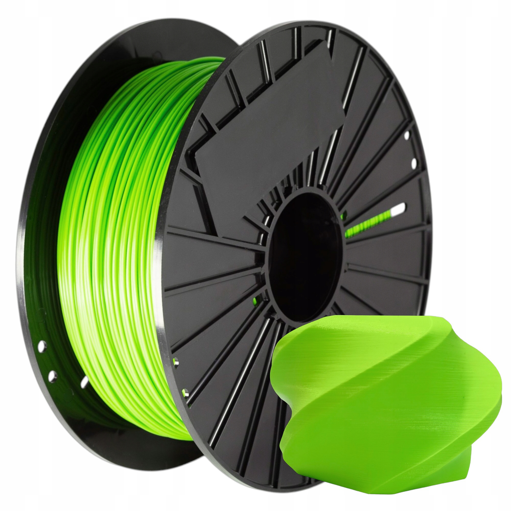 Filament PA12 Nylon Zielony 1,75mm 1kg F3D