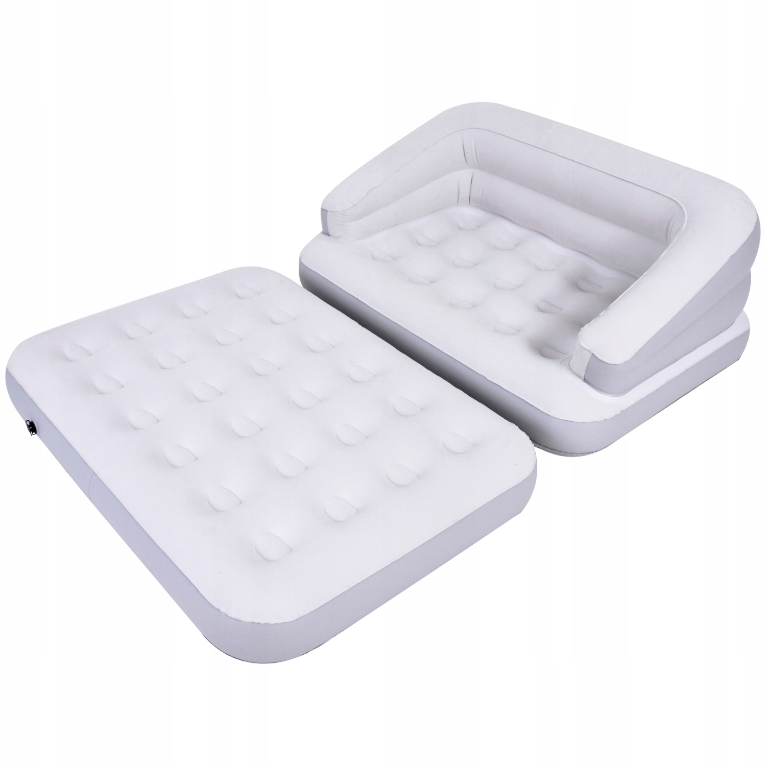 Dmuchana Sofa Materac Składana Dwuczęściowa do Basenu Wody Avenli 198x138cm