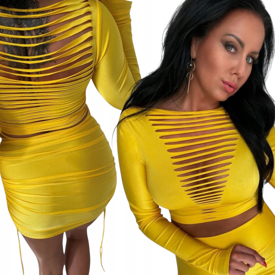 Dámská halenka s krátkým výstřihem, elastický výstřih, zadní část, top sexy, velikost M 38