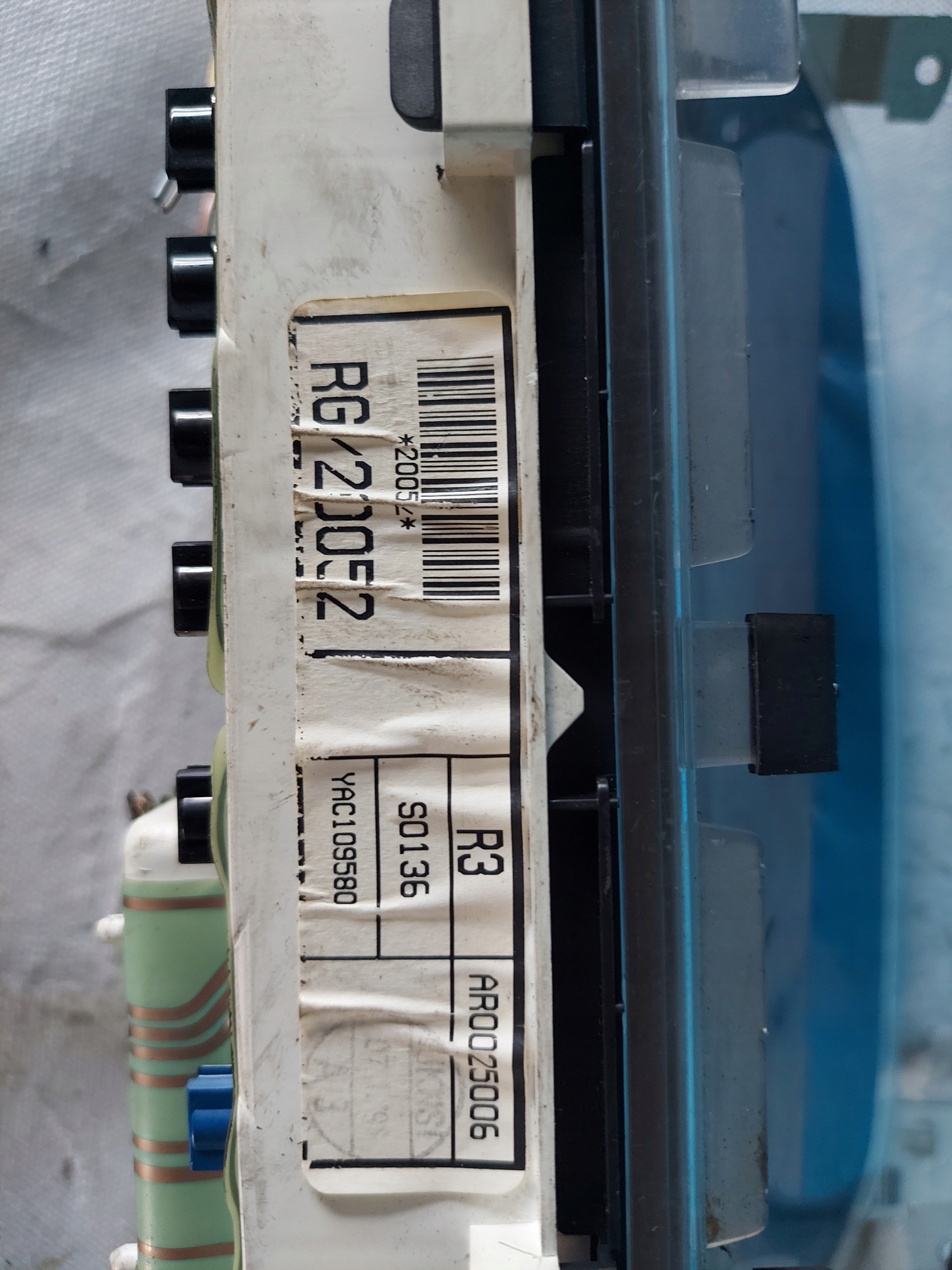 dials clock ROVER 200 RF 214i 1.4 B AR0025006