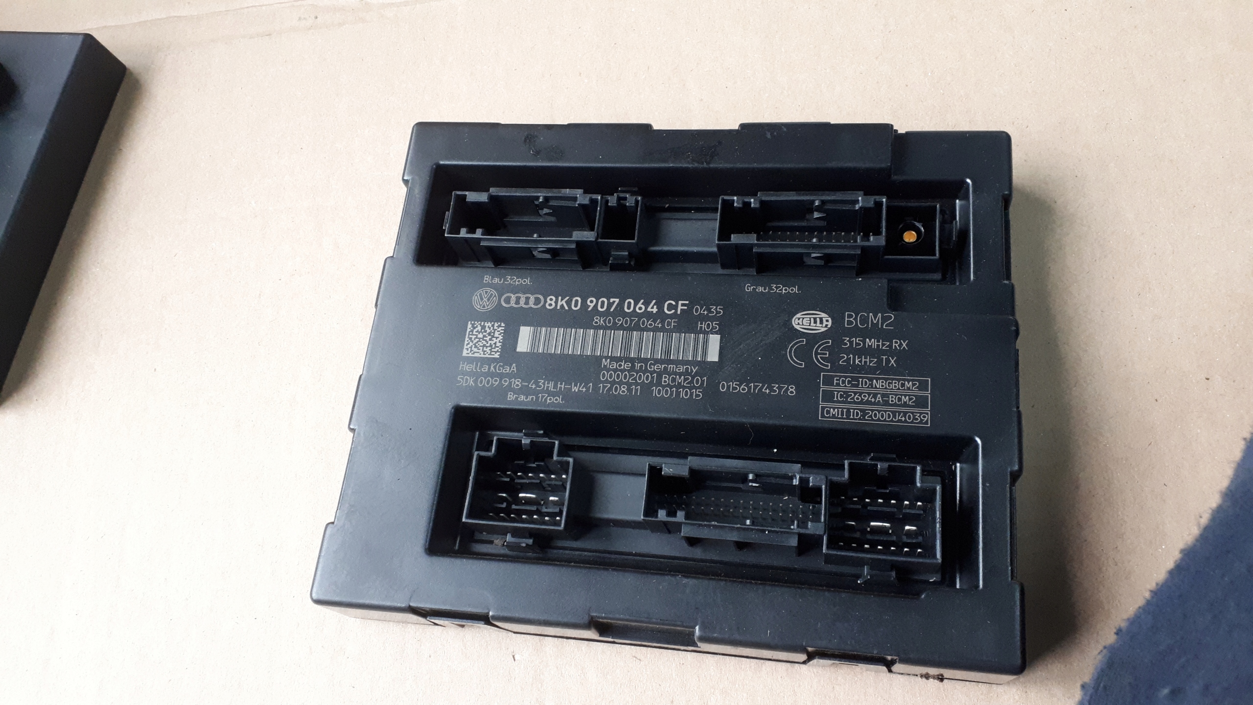 S4 B8 A4 модуль драйвера BCM комфорт 8K0907064CF