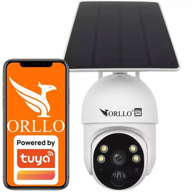 4G Otočná Bezdrátová Ip Kamera S Solárním Panelem Orllo TZ1 Pro
