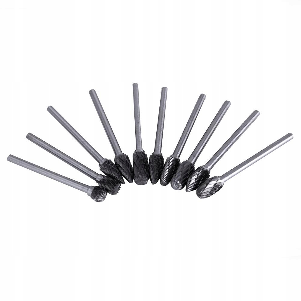 10SZT PILNIKI OBROTOWE DO METALU FREZY 6MM x 3MM Kod producenta 09EOT53400