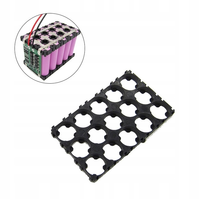

Uchwyt Na Baterie Akumulatory 15X18650 Czarny