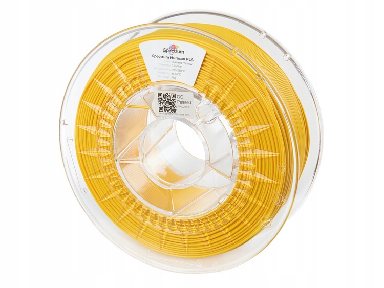 Novinka Filament Spectrum Huracan Pla 1.75 mm Banana Yellow 1 kg