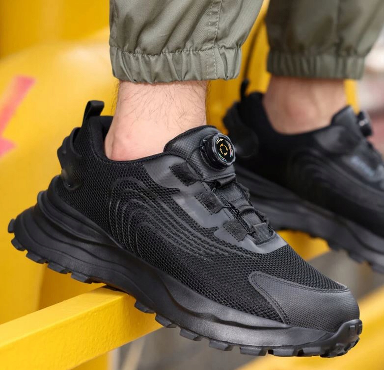 Automatické kovové tkaničky Otočný systém vázání bot Typ BOA ČERNÉ Barva černá