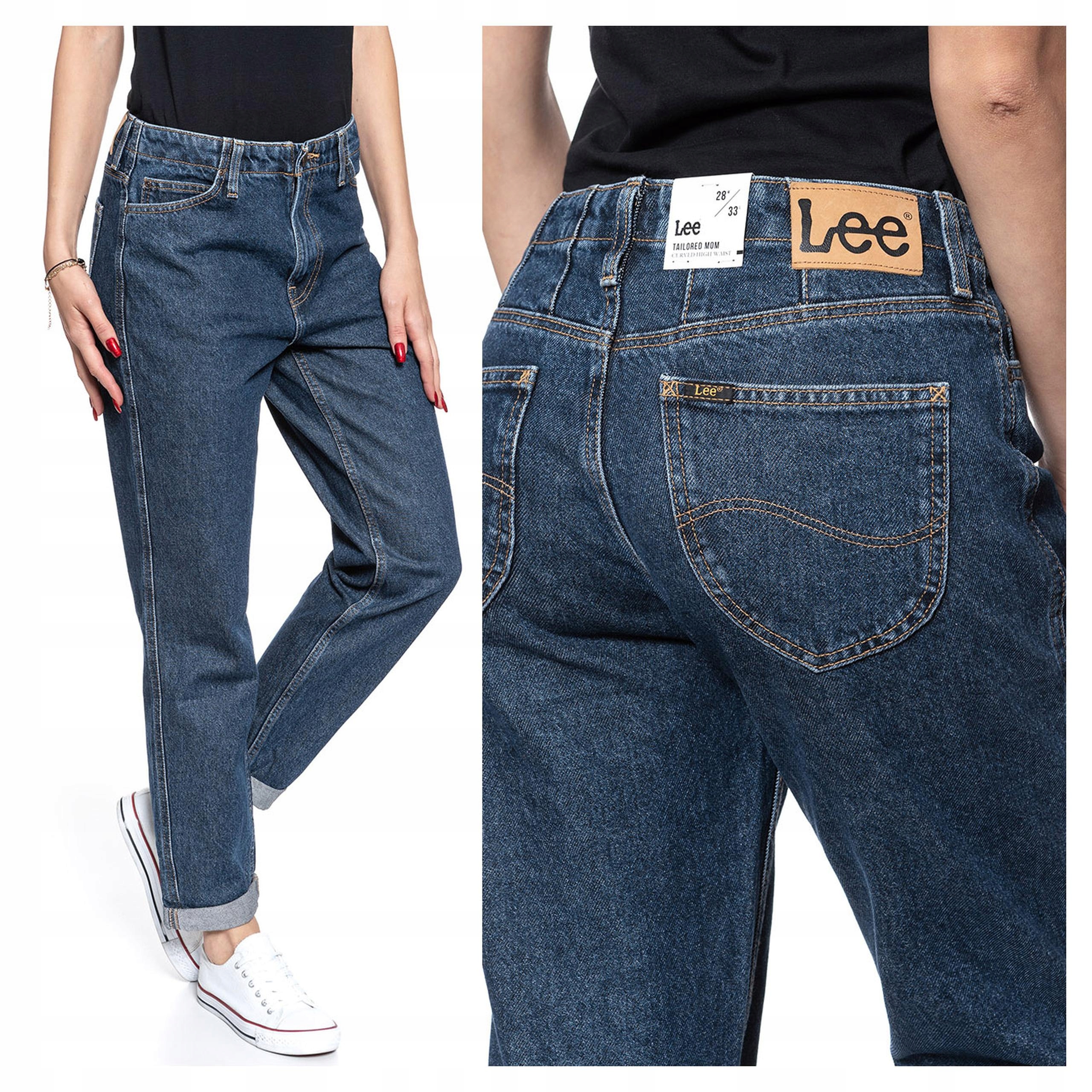 Lee Tailored Mom W25 L33 Dámské džínové kalhoty džíny