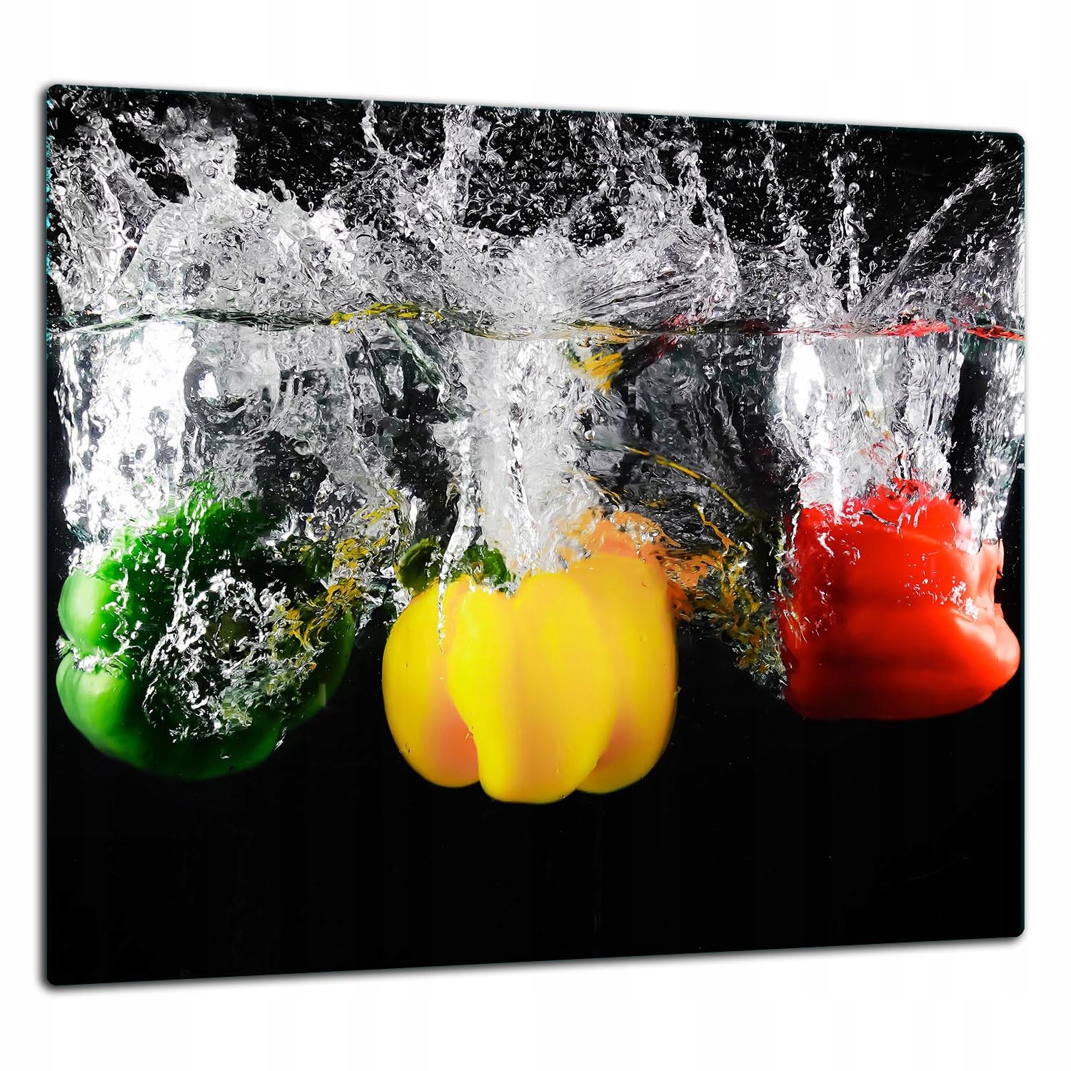 Skleněná Ochranná Deska Panel Lepidlo 65x60 Paprika Lacobel 7v1