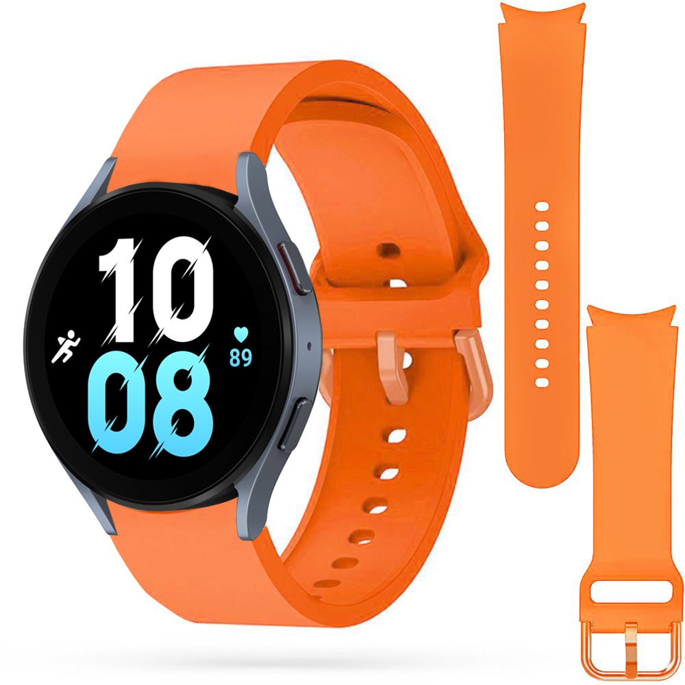 

Pasek Silikon do Galaxy Watch 5 40/44mm, Pomarańcz