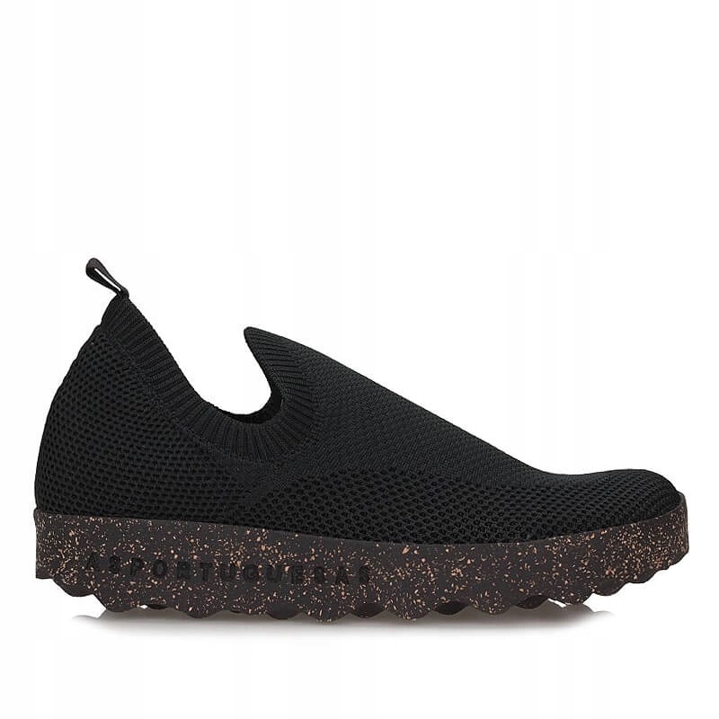 Dámské každodenní polobotky Asportuguesas Clip L Rec Knit Black P018226000