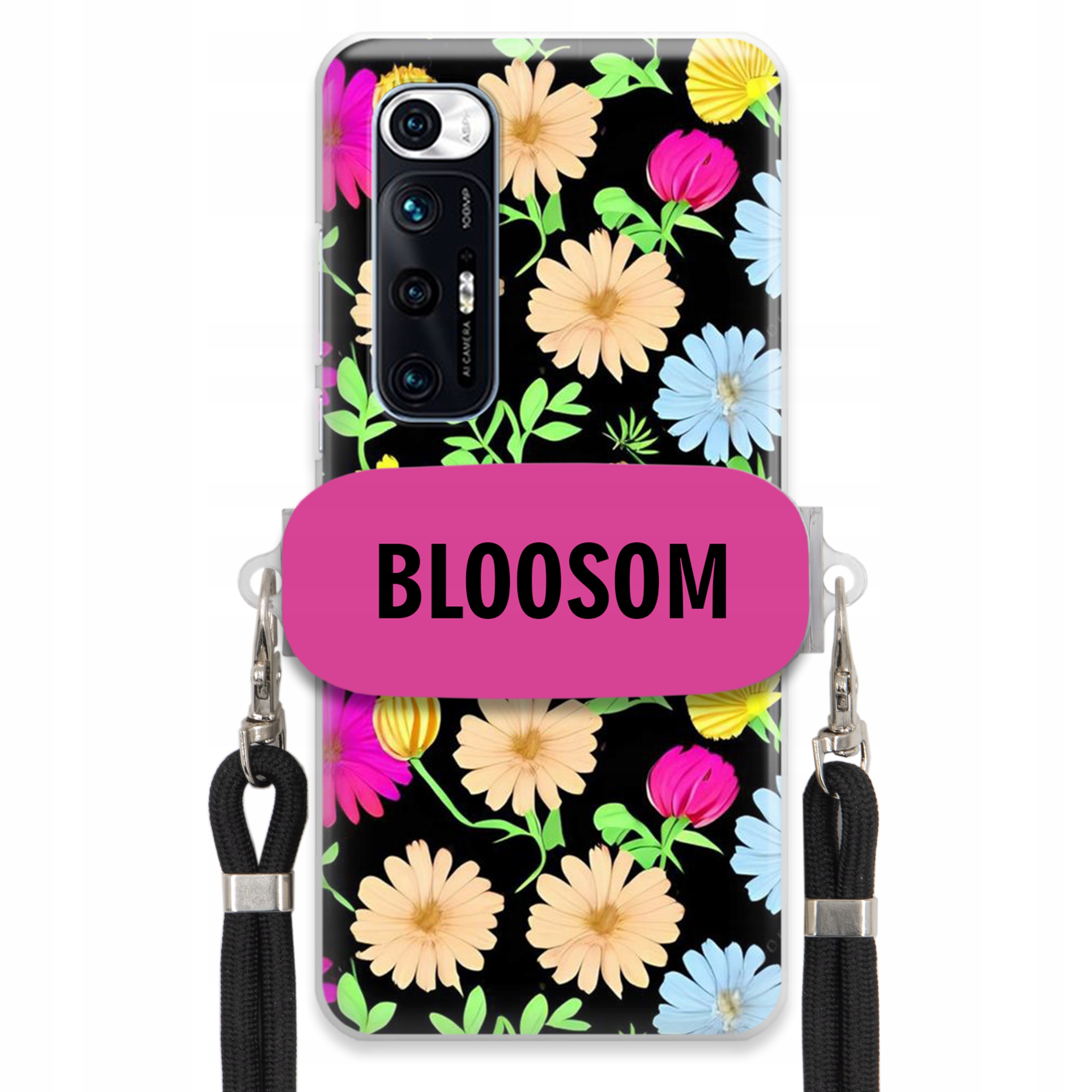 Puzdro Crossbody Pre Xiaomi MI 10S Puzdro Case Kvety Bloosom Flower