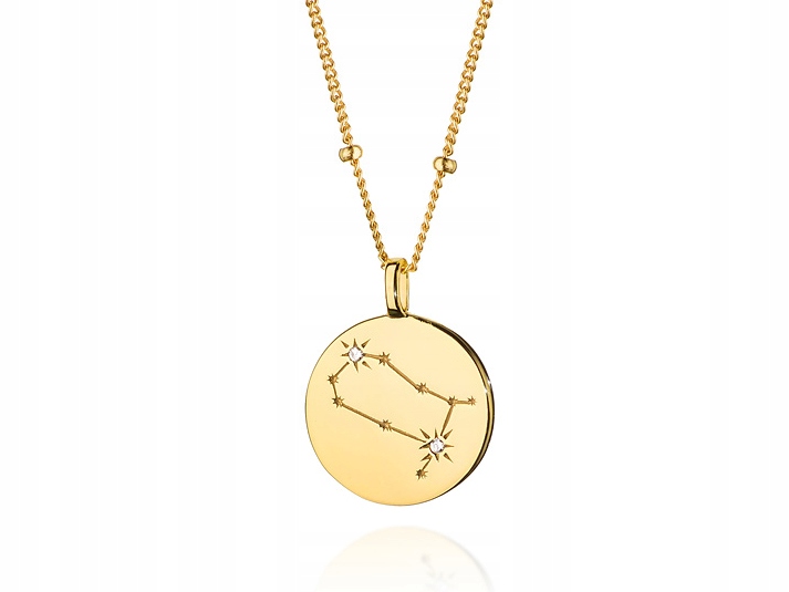 Pozlacený Náhrdelník Zvěrokruh Dvojčata Souhvězdí