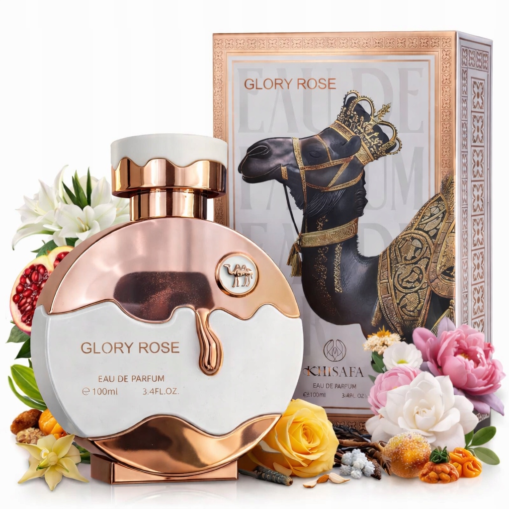 Perfumy Arabskie Zapachy Khsafa Glory Rose Damska Orientalna Edp 100ML