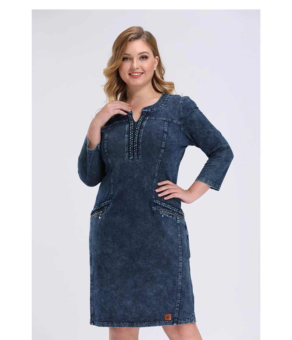 

Sukienka Bawełniana Jeansowa Plus Size 9XL 58
