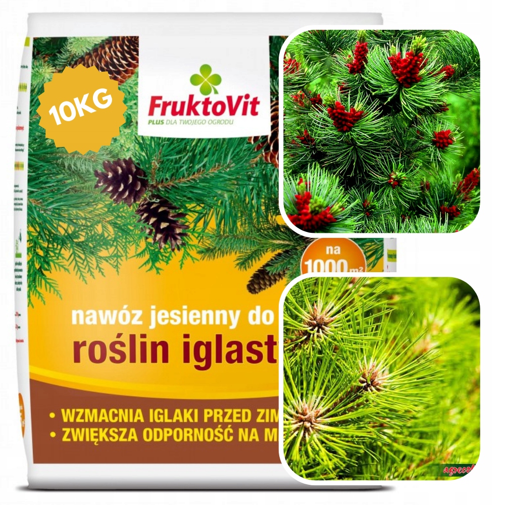 

Fruktovit jesienny nawóz do Iglaków Tuji Tuje 10kg