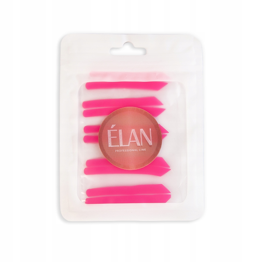 Silikonové kompenzátory pro laminaci řas Elan, růžové