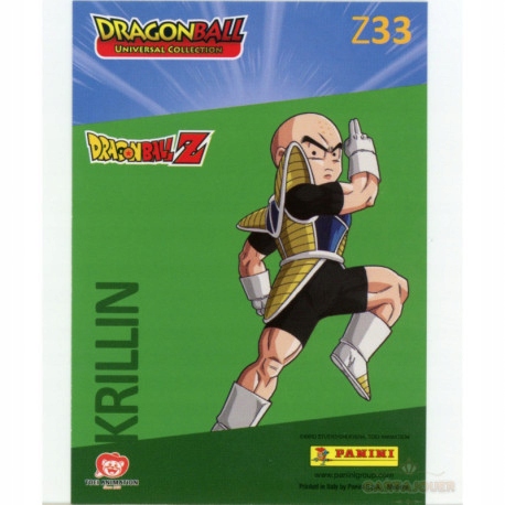 KARTA PANINI DRAGON BALL UNIVERSAL COLLECTION Z33 KRILLIN Wydawca Panini